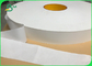 Rollo de papel envuelto blanco natural de la anchura Slitted de 32m m 53m m para Straw Packaging