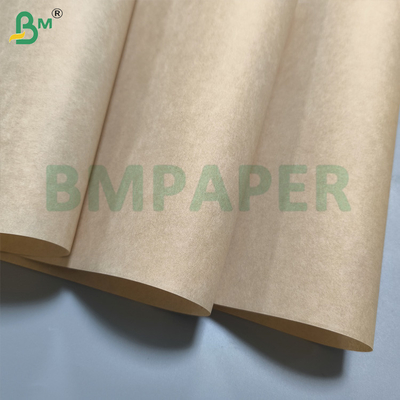 Bolsa de comestibles Utilice papel Kraft marrón 50g 60g 70g de grado alimenticio para ir papel Kraft