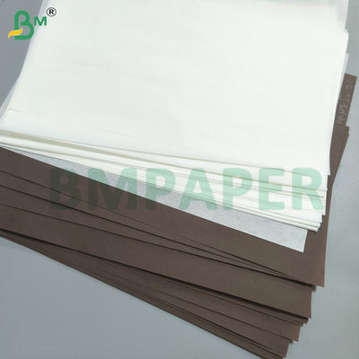 Papel para magdalenas a prueba de grasa, papel para hornear, base de papel en blanco y café