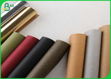Diverso rollo lavable de la tela del color los 0.55MM Kraft para hacer los bolsos