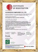 CHINA GUANGZHOU BMPAPER CO.,LTD certificaciones