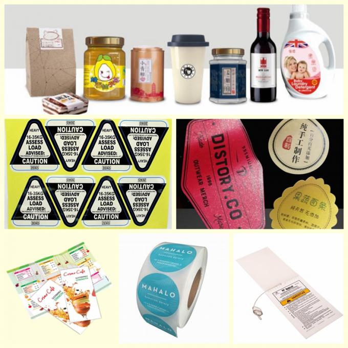 Papel sintético impermeable imprimible del rollo 200um para las etiquetas de la botella redonda