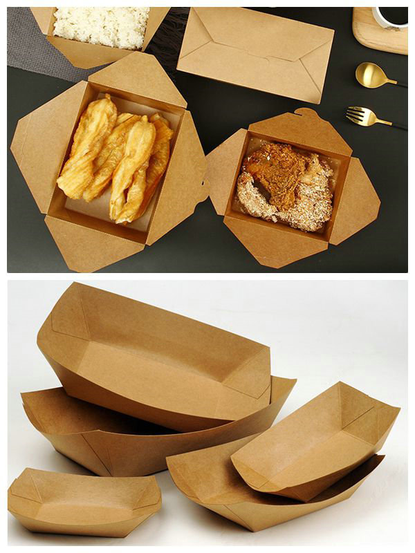 El papel 270gsm de Brown Kraft de la categoría alimenticia con 15gsm PE cubrió para la caja seca de la comida