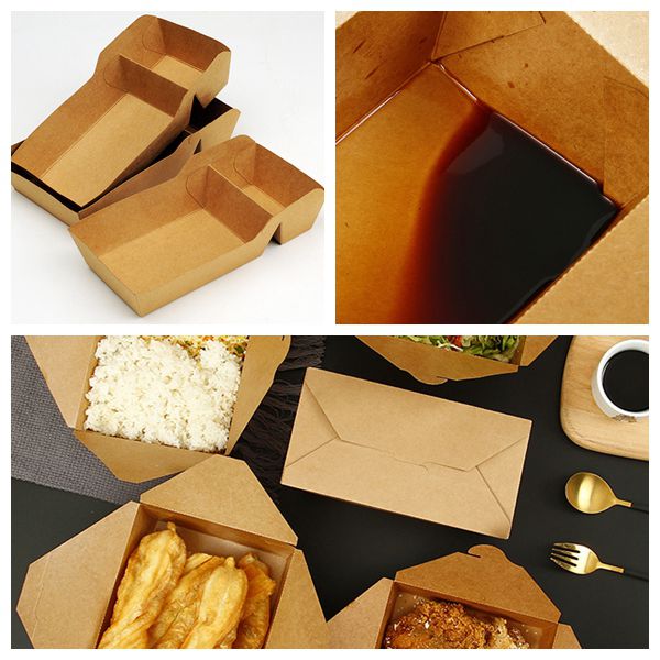 Oilproof 20gsm PE cubrió el papel de 300gsm Kraft para la fiambrera disponible