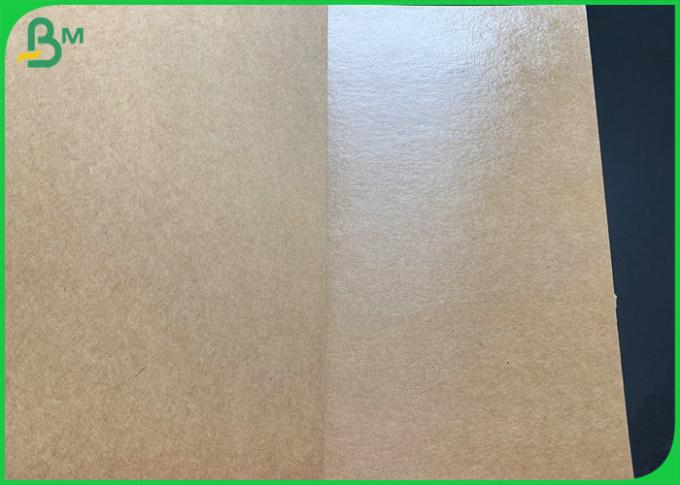 Oilproof 20gsm PE cubrió el papel de 300gsm Kraft para la fiambrera disponible