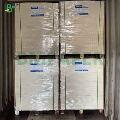 Resistencia a la temperatura blanca Papel de bolsillo de una sola cara con revestimiento en PE