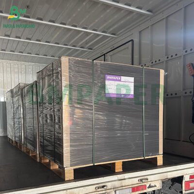 80gm 100gm Papel negro sólido sin recubrimiento para bolsas de compras 31 x 43 pulgadas