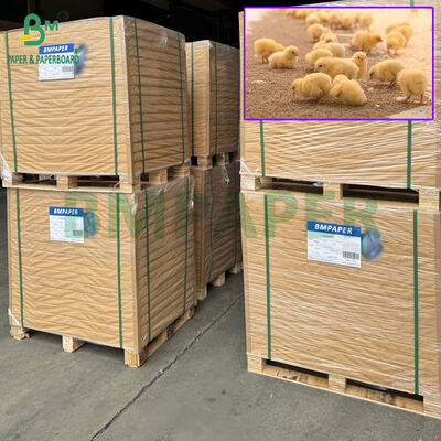 90 gramos 110 gramos Papel Kraft Marrón Waterleaf para uso agrícola 75 cm 90 cm rollo