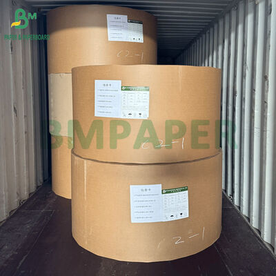 60 gm 70 gm Revestimiento 1 lado Papel Kraft con cuerdas marrón para el paquete normal 900 mm 1000 mm