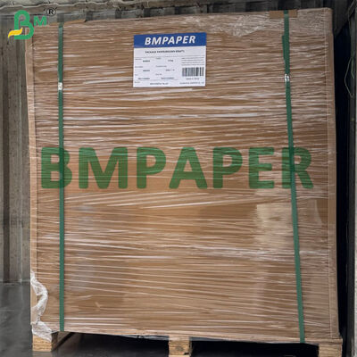 90gm Hojas de papel Kraft Brown Extensible de 89cm, Bolsas de papel de productos químicos de alto estiramiento