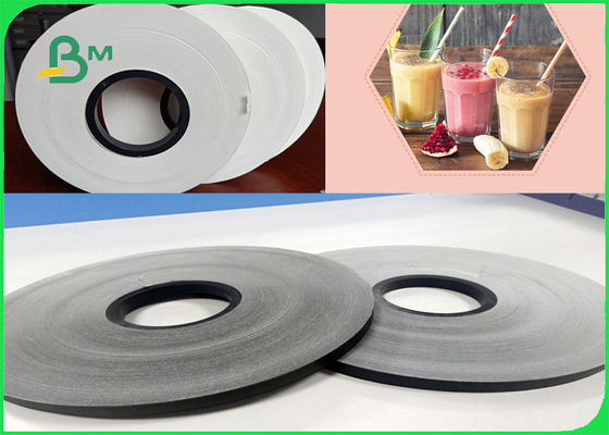 Papel de paja degradable calentable del color del negro 60gsm de la anchura los 250cm para la bebida