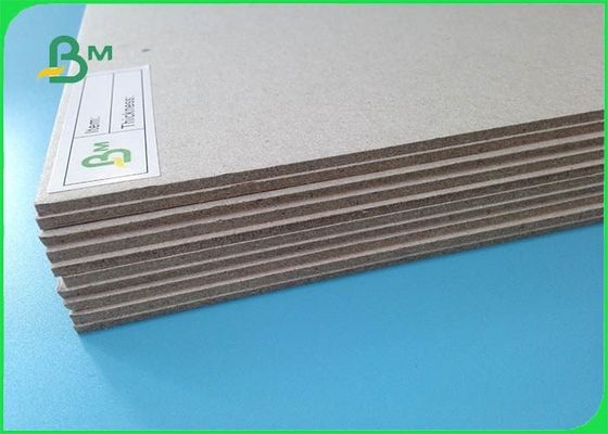 Plancha de papel reciclado de celulosa Certificado FSC Hoja de cartón gris Fabricación de cajas