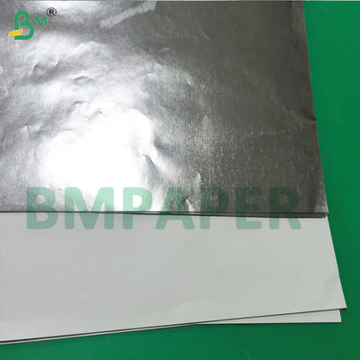 C1S Papel de etiqueta de cerveza blanco por un lado, plateado por el otro 65-120 gramos