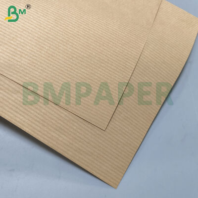 Papel kraft marrón sin blanquear MG acanalado de 40 a 100 g/m² para sacos y bolsas