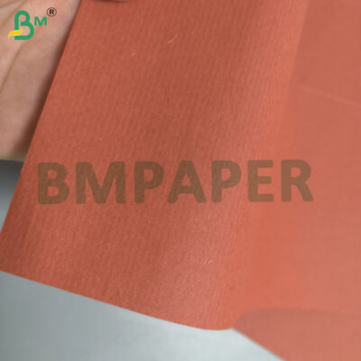 Papel Kraft con recubrimiento de cera de una sola cara de rayas rojas 37 gm 42 gm Para envasar frutas