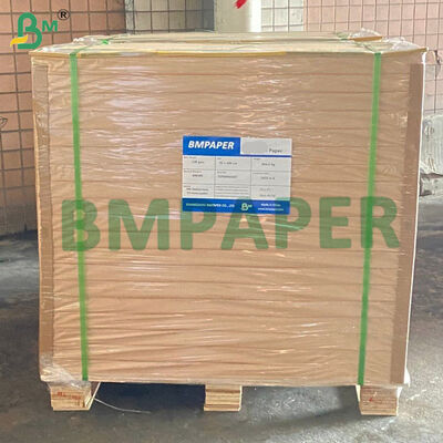 Papel Kraft con recubrimiento de cera de una sola cara de rayas rojas 37 gm 42 gm Para envasar frutas