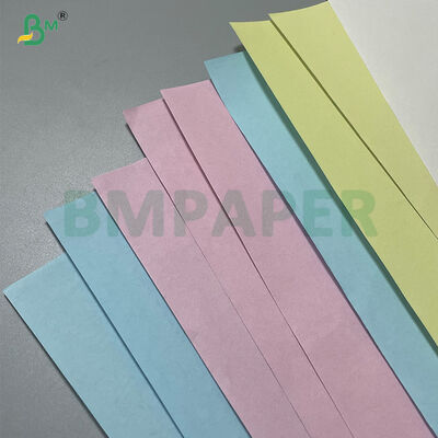 Papel de copia sin carbono de 78 gramos CB CFB CF Amarillo Blanco Rosa 214MM