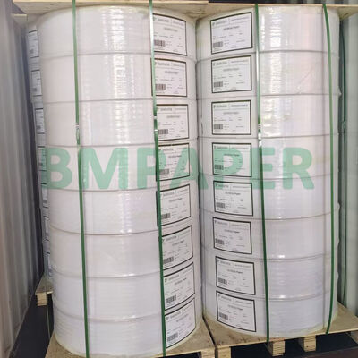 Papel para etiquetas térmicas de 65 gm 70 gm para supermercados Etiquetas a prueba de 3 gramos, duraderas e imprimibles a alta velocidad