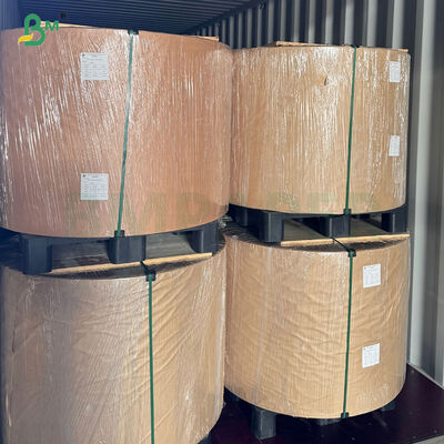 Rollo de papel blanco satinado de 70 GSM con resistencia a la humedad para etiquetas de cerveza