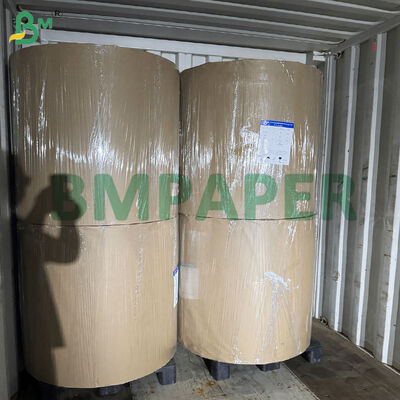 Rollo de papel Kraft con revestimiento PE 75 g+10 g