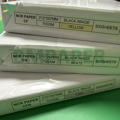 Papel Digital NCR Sin Carbono 70gsm A4 210x297mm CFB Rosa Con Reverso Blanco