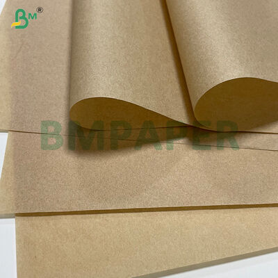 Rollos de papel marrón de 30 g/m² y 35 g/m² resistentes a la grasa para envasado de comida rápida