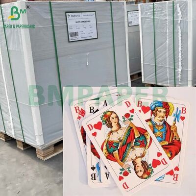 Good Strength Black Core White Cardboard 0.3MM for Making Playing Cards