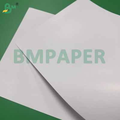 80gsm C1S Glossy Art Paper 700x1000mm Matte Back For Sticker Base, Economical Label Face Stock