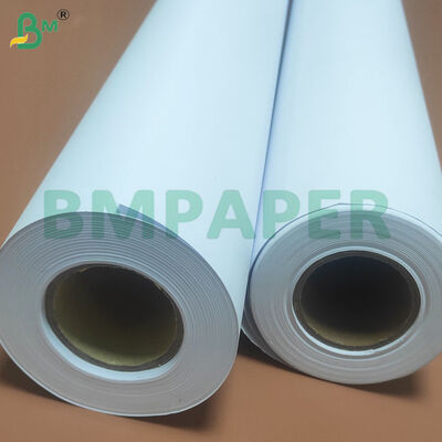 20 libras de dos lados Blanco duradero CAD de ingeniería de la trama de papel Rollos