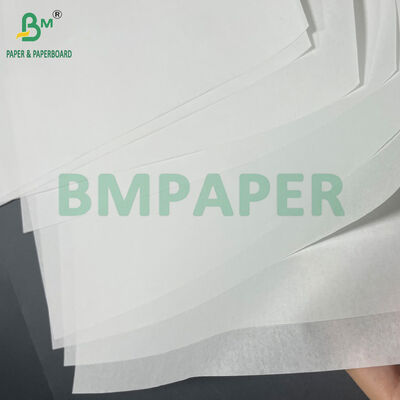 40GSM Rulos de papel blanco sin recubrimiento 840MM para el embalaje de calzado y textiles