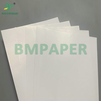 Papel de cobre único de 60 a 400 gramos con revestimiento brillante de un lado para aplicaciones de embalaje y etiquetado