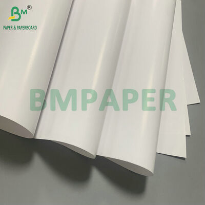 Papel de cobre único de 60 a 400 gramos con revestimiento brillante de un lado para aplicaciones de embalaje y etiquetado