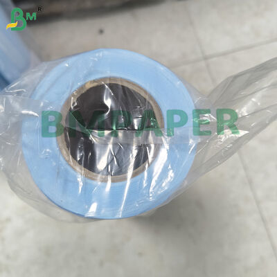 Rollo de papel de doble cara de color azul brillante de 80 gramos para arquitectura