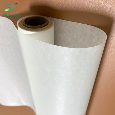 Papel de pergamino natural blanco de 40 g/m² con doble recubrimiento de silicona en rollo de 15 x 30 pies