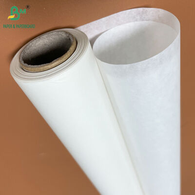 Papel de pergamino natural blanco de 40 g/m² con doble recubrimiento de silicona en rollo de 15 x 30 pies