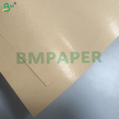 Papel de embalaje Kraft de banda marrón natural MG de un lado 50 gramos