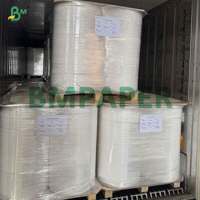 Papel de base para envoltura de paja de madera virgen de grado alimenticio 24 gm 28 gm