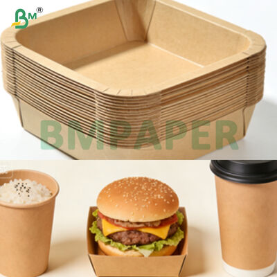 Papel con recubrimiento de PE único de alta capacidad de impresión para bebidas para llevar