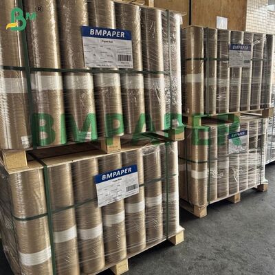 Papel de pollo marrón de 70 gm 80 gm para granjas avícolas, rollos de papel impermeables