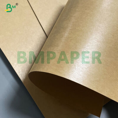 Buena resistencia al plegamiento Papel Kraft con recubrimiento en PE marrón para envases alimentarios