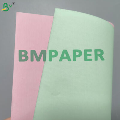 80gm CFB Papel base NCR sin carbono doble recubrido delantero y trasero Impresión digital Materia prima