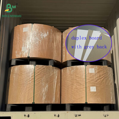250gm 300gm de arcilla recubierta de tablero duplex gris para el paquete 27.25x28 pulgadas