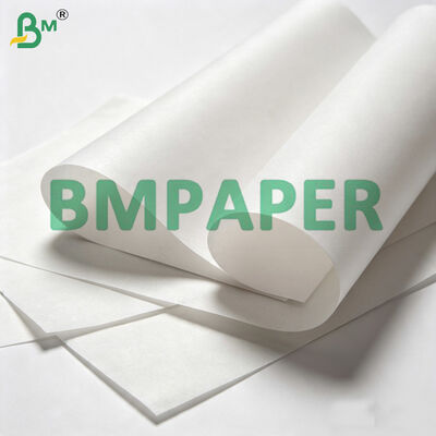 Rollos de papel a prueba de grasa de 45 g/m² Ancho 565 mm, Kit de grado alimenticio blanco y marrón 3 - 10"
