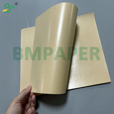 Papel kraft liner marrón de 50 g/m² + 10 g recubierto de PE para envoltura de pajitas de 80 cm 90 cm