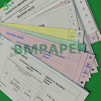 75 g CB CFB CF 3 Ply NCR Papel de impresión continuo sin carbono para la entrega Nota A4