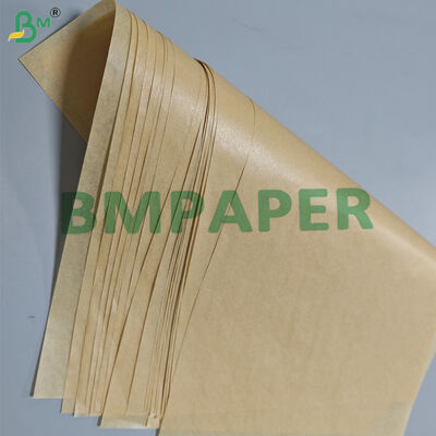 40 g de papel de pergamino natural de color marrón recubierto de silicona para hornear sin palillo 600 mm