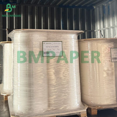 24gsm 28gsm Eco - friendly Straw Wrapping Paper White Rolls 26mm 29mm 32mm