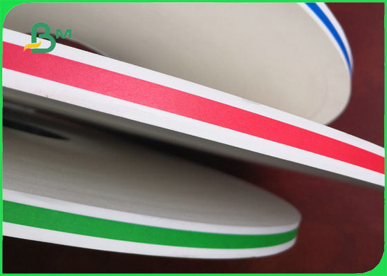 Pajitas de papel amarillas biodegradables para fiestas con rayas coloridas