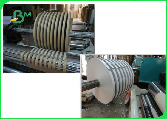 Rollo de papel de paja de 14 mm Medio / Interior 120 g/m² 100% reciclado y ecológico