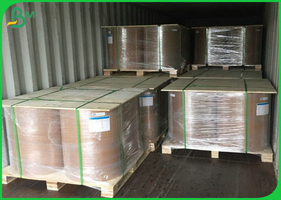 carrete brillante blanco del papel de arte del SGS de 300GSM FSC con el material natural de la pulpa del 100%